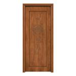 Single Panel Carving PVC Wooden Doors Internal Crackproof ISO9001