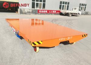 China 10mt Hand Pendant Motorized Transfer Trolley For Concrete Element Transfer factory