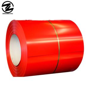China Customized Length RAL6018 RAL6032 Color Coated Steel Coil for Advertising Board and Metal Roofing factory