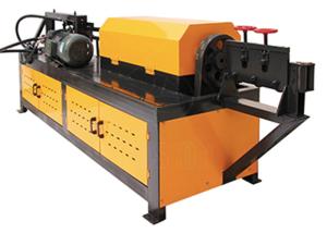 China Steel Wire Rebar Straightener Machine Cast Steel Clip With PLC Control System factory