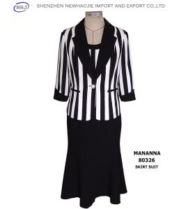 China Wholesale Women's Apparel - 3 Piece Suit - Jacket/Skirt/Vest Skirt Suit factory