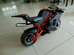 49cc ATV gas:oil=25:1, 2-stroke,single cylinder.air-cooled.pull start,good