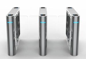China DC Motor Driven Optical Swing Barrier Turnstile factory