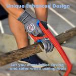 Power Grip Welding Gloves Heat Resistant Hand Gloves For Construction Workers