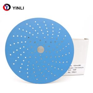 China 9 Hole Angle Grinder Sand Paper 3m 3 Inch Sanding Discs factory