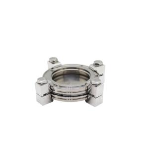 China Stainless Steel Vacuum Pipe Fittings 3A ISO Pipe Flange With Clamp factory