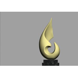 China Abstract Small Swimming Pool Sculpture non figurative 50cm Height on sale