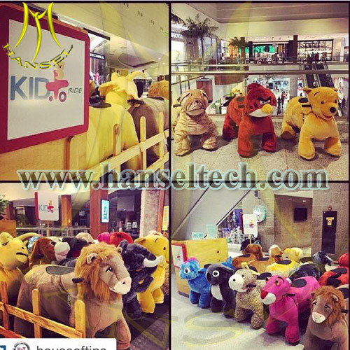 Hansel entertainment rides battery operated animal car ride/kid rides for shopping mall