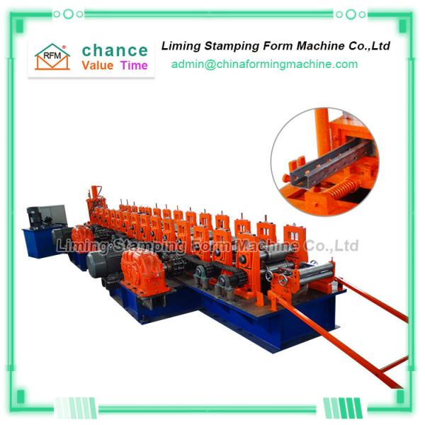 China 0.5mm Plc Control Rack Making Machine 30m/Min Punching factory