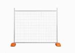 Galvanized 42mm Portable Fencing Panels Chain Link Temporary Fence For Rental