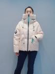 FODARLLOY F22531 Beige Ladies Warm Hooded Cotton-padded Clothes Women Slim Long