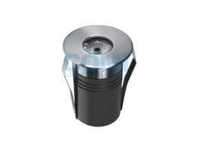 China 1 * 2W Round Mini Symmetrical Recessed LED Inground Spot Lights Rated IP67 factory