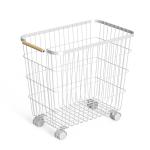 Customized Square Metal Laundry Basket , Rolling Metal Laundry Hamper