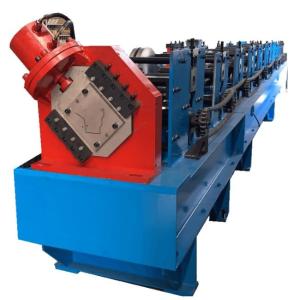 China Steel Gutter Downspout Roll Forming Machine , Metal Rain Gutter Making Machine factory