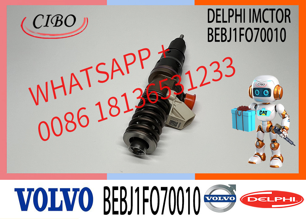 Diesel Fuel Injector Common Rail Parts Injector 33800-82610 BEBJ1FO70010 33800-82600 23771400 For VOL-VO