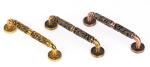Furniture Hardware Light Luxury Floral Openwork Pattern 24K Gold Plated