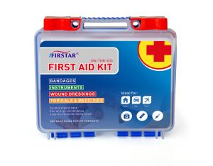 China ISO Fda Approved First Aid Kit Plastic Box 15x13.8x4.5cm factory