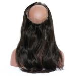110g -150g 100% Brazilian Virgin Hair 360 Lace Frontal No Shedding