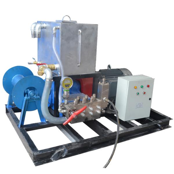 China 55KW 380V Water Jetting Machine Powerful High Pressure Waterjet Machine factory