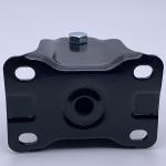 2.5 inch Black Nylon Wheel Low Profile Plate Rigid Caster