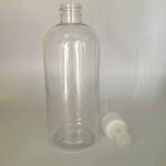 118mm Stainless Steel Pump Shampoo Pump Bottle PET For Shampoo 20/410 Pump