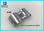 Multifunctional Flexible Chrome Tube Connectors HJ-11D 2.5mm Thickness