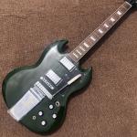 Custom SG Electric Guitar G400 Deep Army Green Rosewood Fingerboard Bigsby
