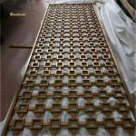 201 304 Stainless Steel Room Divider Antique Bronze Mirror Finish