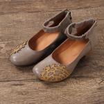 S054 leather shoes