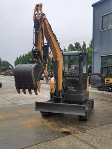 China Closed Cab 4ton Chinese Small Excavator Comfortable Operation factory