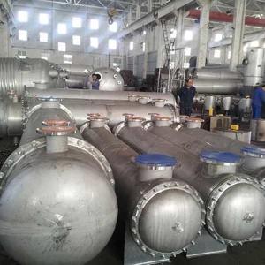 China 2205 2507 Double Tube Sheet Heat Exchanger , Horizontal Shell And Tube Condenser factory