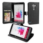 Protective pu leather wallet Cover Case +TPU case for LG G3