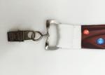 Good Looking Dye Sublimation Lanyards ， Red Visitor Lanyards With Id Holder