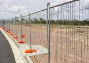 China Galvanised Outdoor Temporary Fence Panels For 3mm / 4mm Wire Dia factory