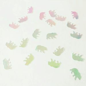 Thanksgiving Occasion Bear Glitter Shapes Polyester Duck Shaped Glitter Bear