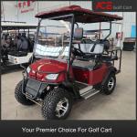 40km/H Golf Buggy With Four Wheel Disc Brake 80km Travel Range 4 Passenger Load