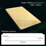 High Quality New Product Golden Metal Mosaic Bamboo Charcoal Co-Extruded Wood