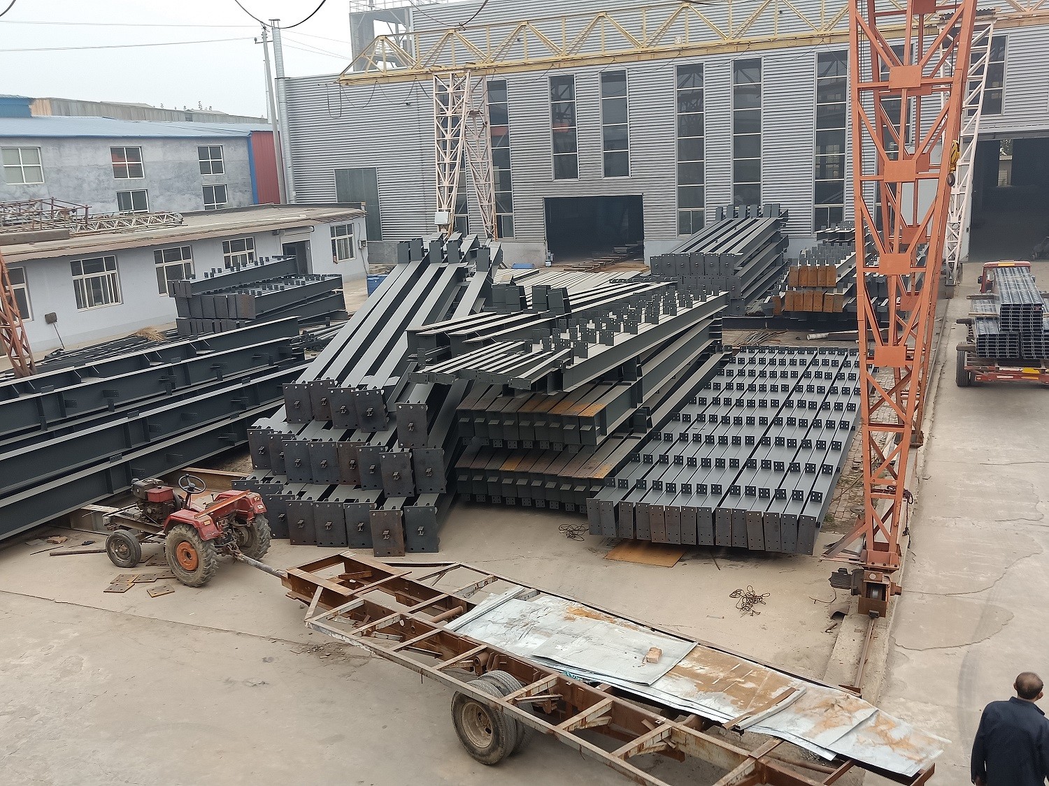 Customized Logo Steel Structure Warehouse Galvanized Ridge Cap Customization