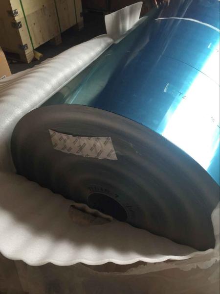 Golden Epoxy Hydrophilic Coated Aluminium Fin 0.13mm Thickness For Air