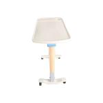 Dinning Hospital Bed Tray Table Metal Gas Spring Hospital Overbed Table