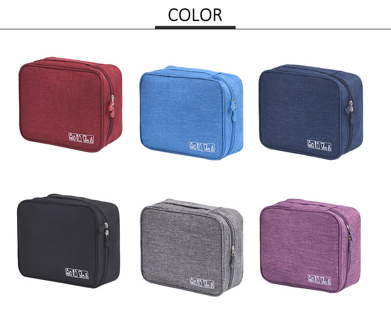 Multifunctional Oxford Toiletry Makeup Bag For Ladies