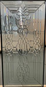 China 80 X 25in Door Leaded Glass factory