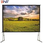 BNT wholesale product 150 inch used for outdoor fast fold projector screen