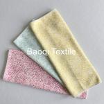 3 colors in set single side printed 100% poly kitchen towels ,microfiber red