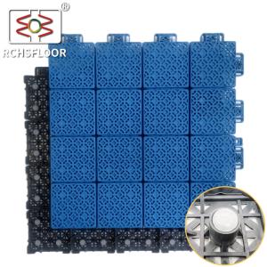 China Volleyball Badminton Backyard Court Tiles Interlocking Plastic Floor Tiles factory