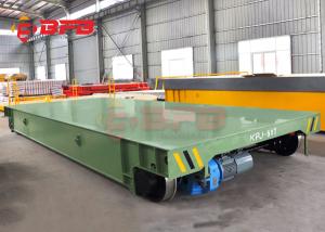 China AC Motor 20m/Min 500T Steel Motorized Transfer Trolley factory