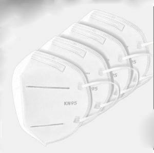 China White Dustproof Office 85.8L/Min KN95 Civil Face Mask factory