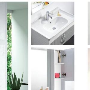 China Modern Alunimun Bathroom Vanity/ all aluminum bathroom cabinet/Mirror Cabinet /DB-8149,800X450mm factory
