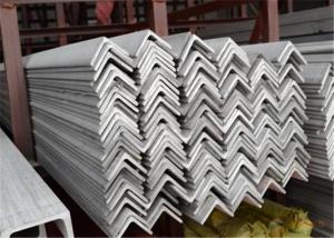 China DIN 304 / 304L Cold Drawn Stainless Steel Angle Bar , 3 x 3 Equal Angle Iron factory