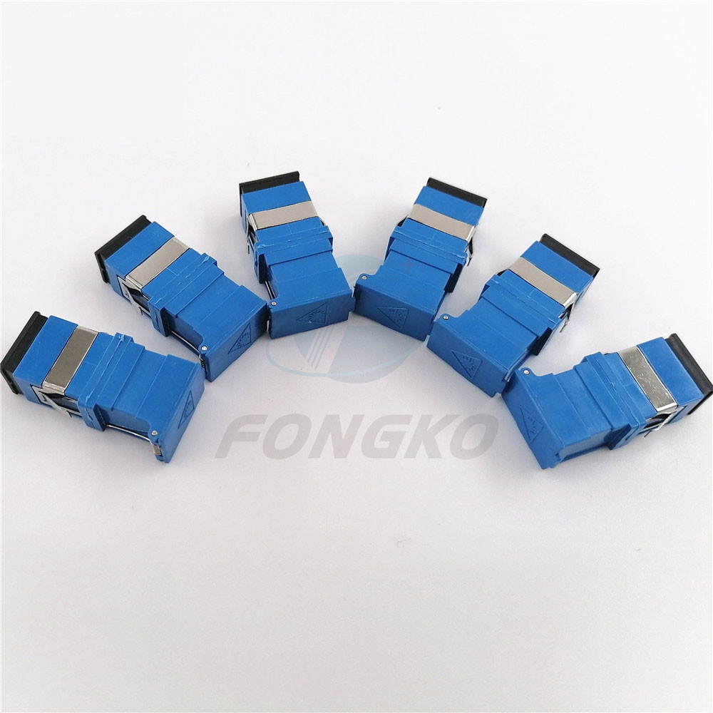 Promotion Simplex SC Optical Adapter SM SC/UPC Auto Shutter Fiber Optic Adapter